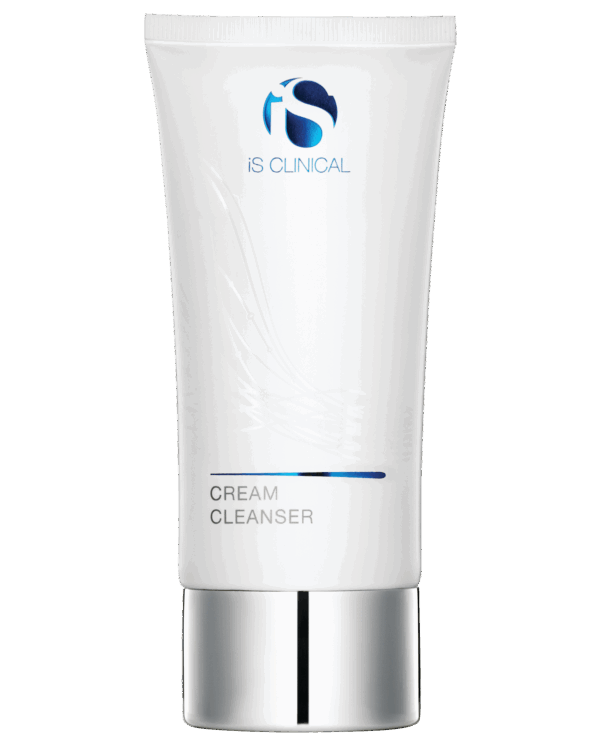 iS Clinical Cream Cleanser – cremiger, sanfter Gesichtsreiniger in weißer Tube vor neutralem Hintergrund