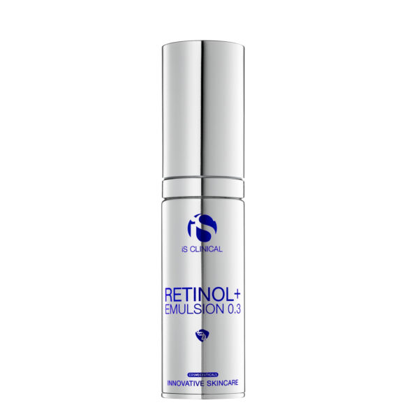 iS Clinical Retinol+ Emulsion 0.3 – Feuchtigkeitsspendendes Retinol-Serum mit Bakuchiol und Antioxidantien