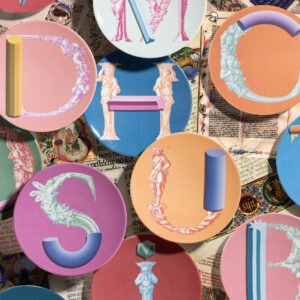 Untertasse Letter  von Vito Nesta