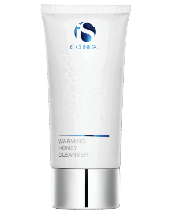 iS Clinical Warming Honey Cleanser – cremiger, wärmender Gesichtsreiniger mit Honig-Extrakt in weißer Tube vor hellem Hintergrund